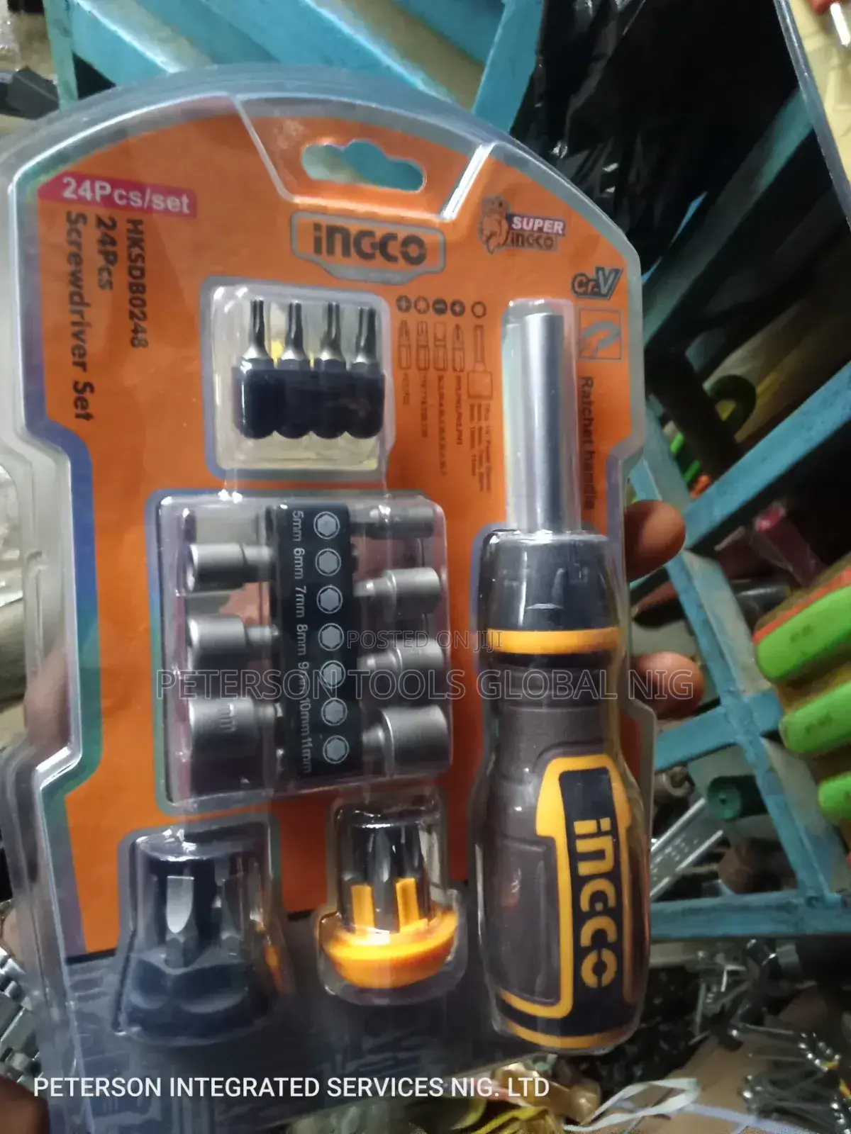 INGCO 24pcs Ratchet Screwdriver Set