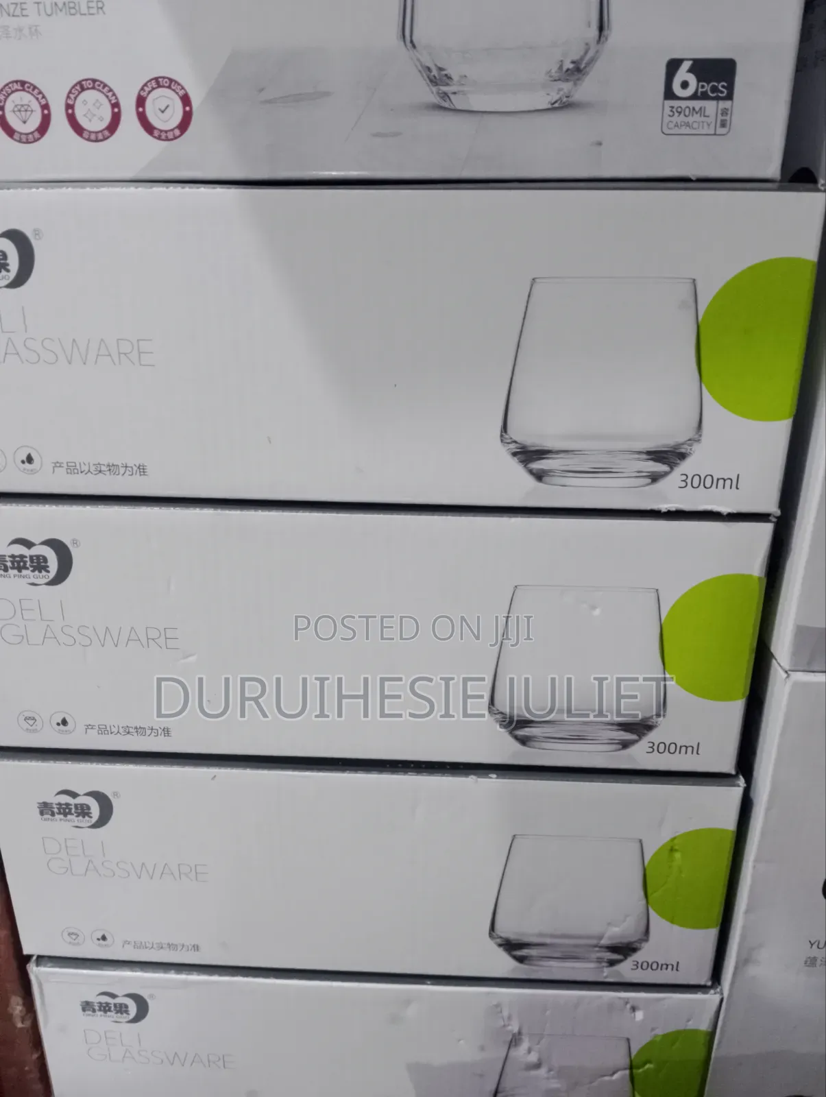 6pcs Whiskey Glass Cup