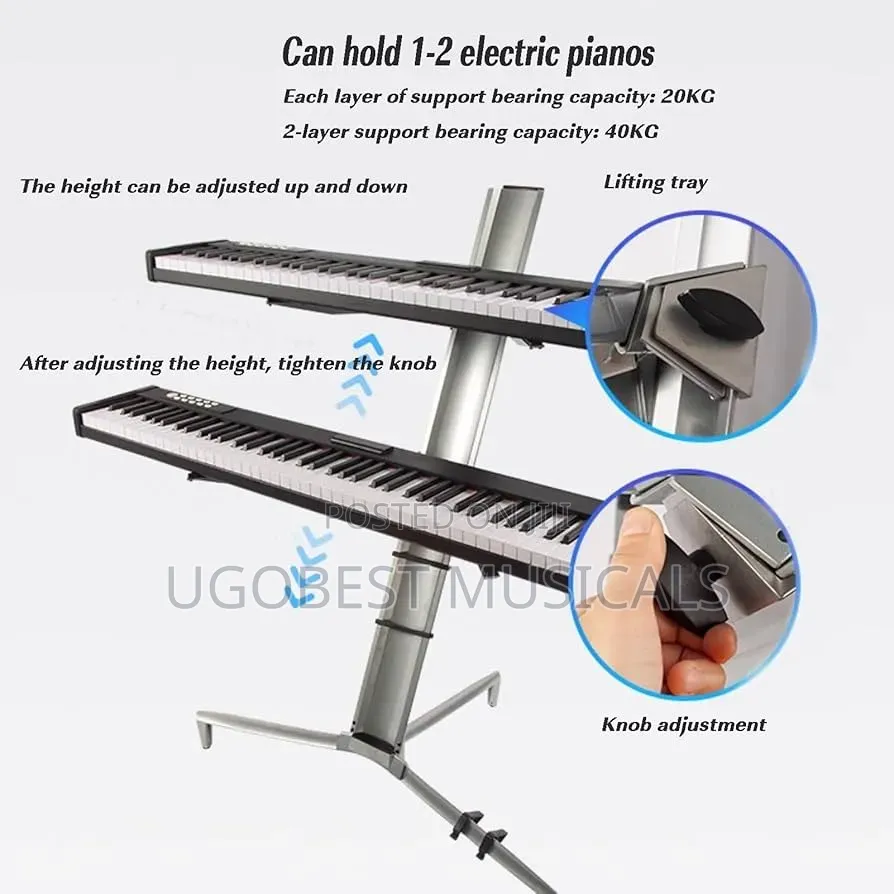 Multi-Tiered Keyboard Stand