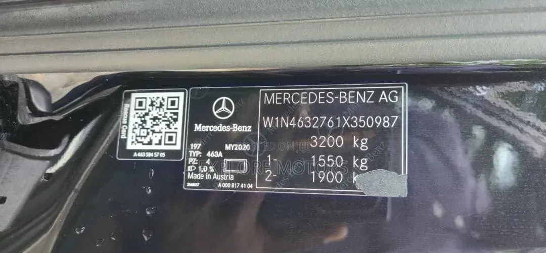 Mercedes-Benz G-Class 2020 Black