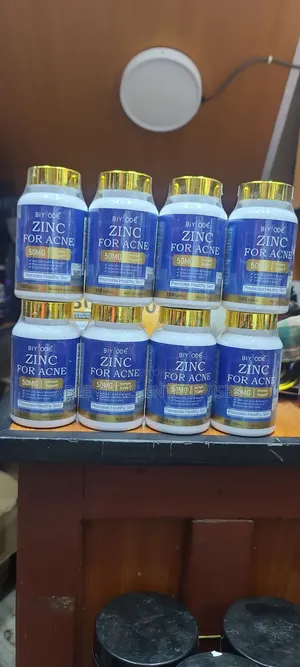 Biyode Zinc for Acne 50mg (100 Tablets Per Bottle)