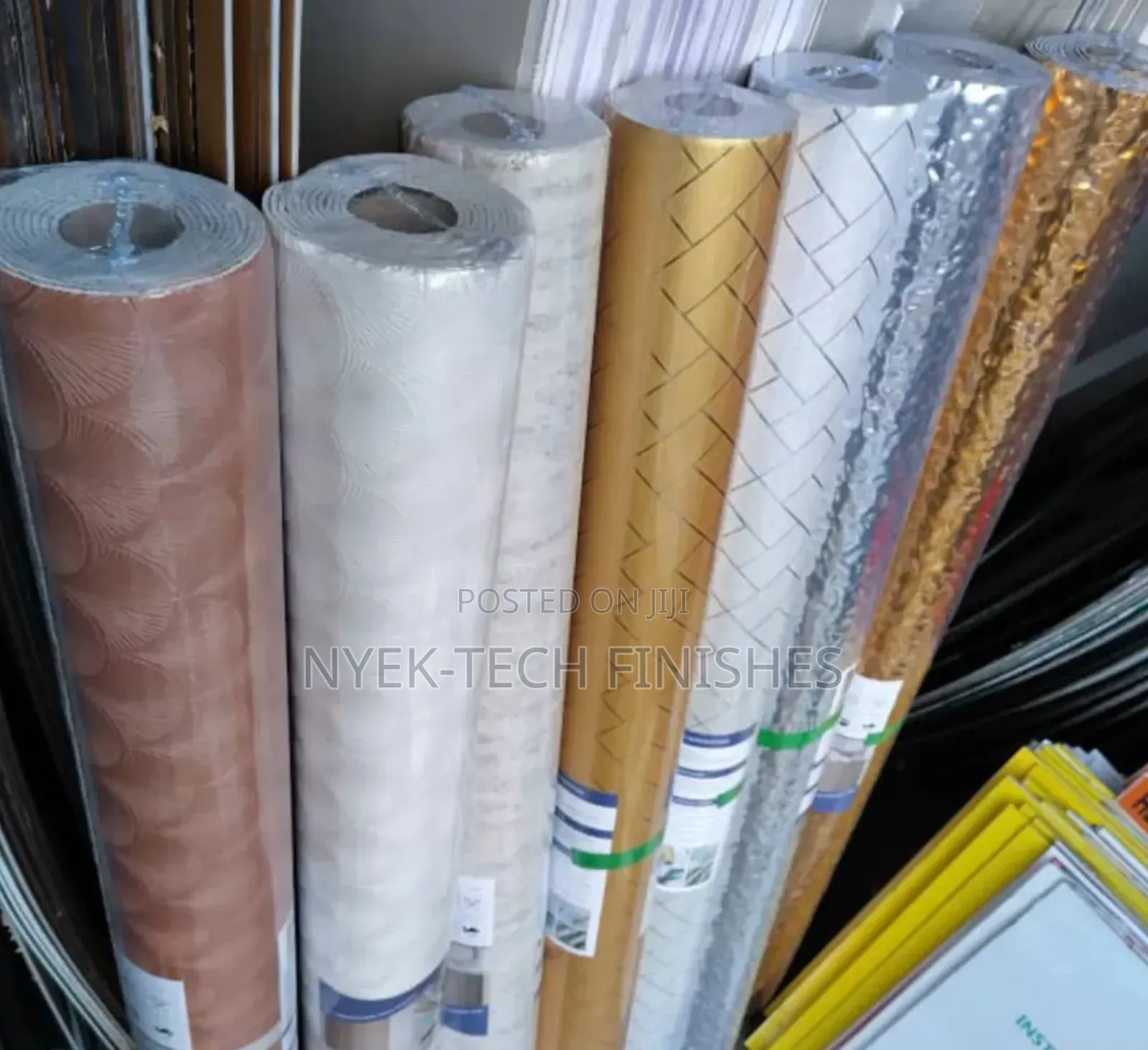 Metallic Silver / Gold Self Adhesive Foam Stickers for Wall Interior.