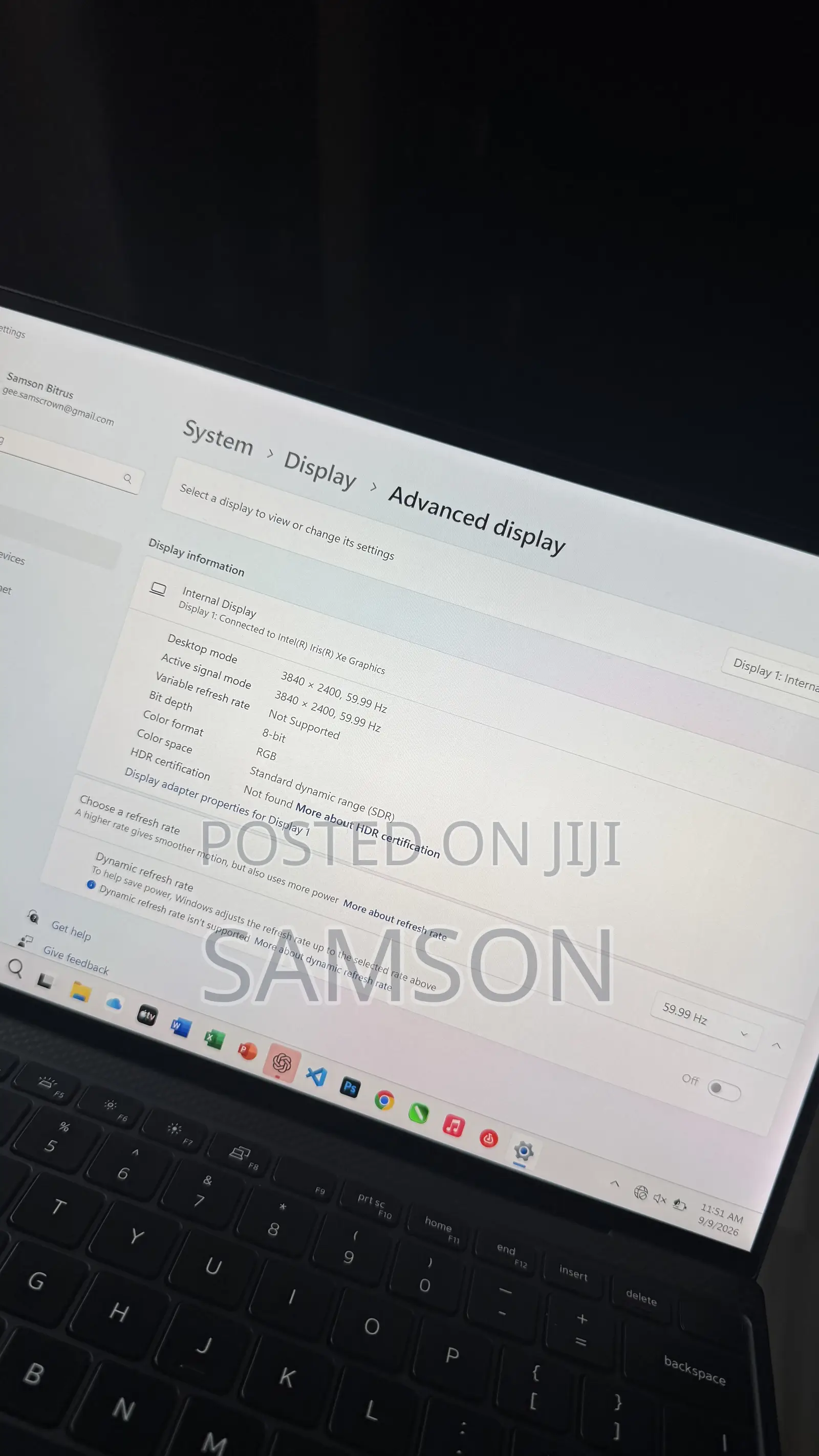Laptop Dell XPS 13 32GB Intel Core i7 SSD 1T