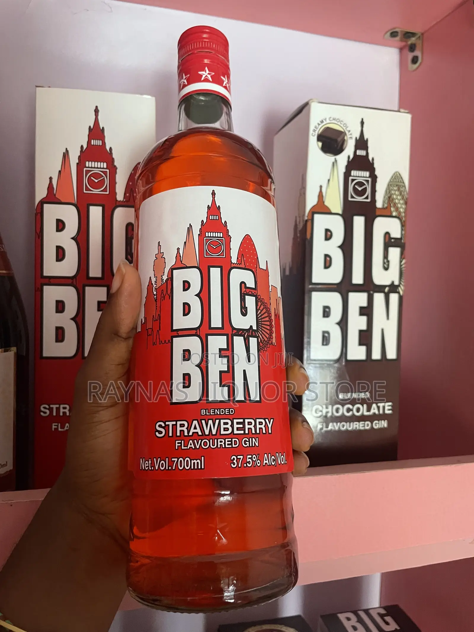 Big Ben Strawberry Flavoured Gin 700ml