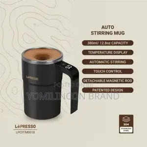Lepresso Auto Magnetic Stirring- Touch - Stainless Steel Cup.