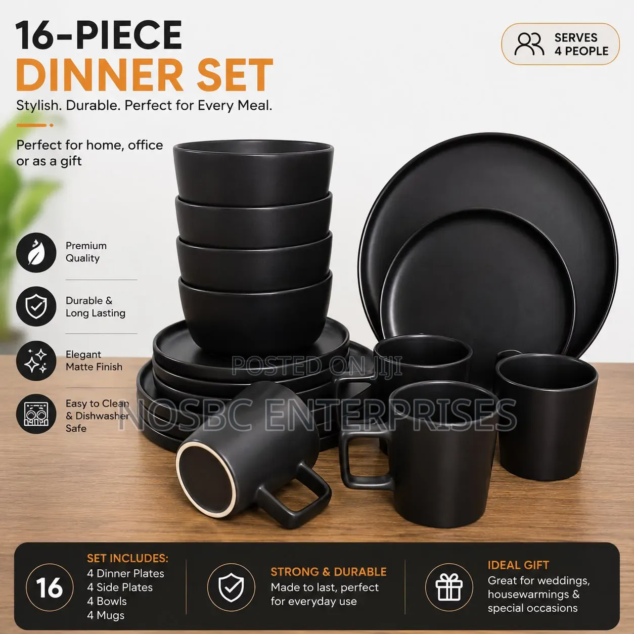 16pcs Ceramic Dinner Set