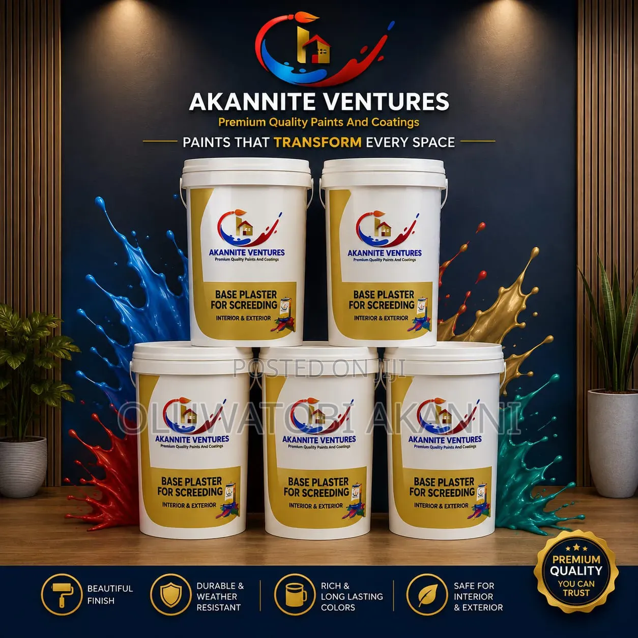 Quality Paint Product Satin Emulsion Matt