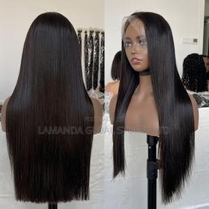 Long Bone Straight Side Part HD Lace Front Human Hair Wig