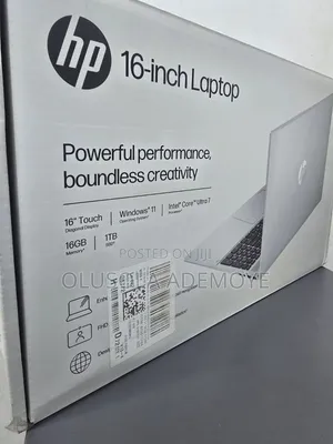 New Laptop HP OmniBook 5 16" 16GB Intel Core Ultra 7 SSD 1T