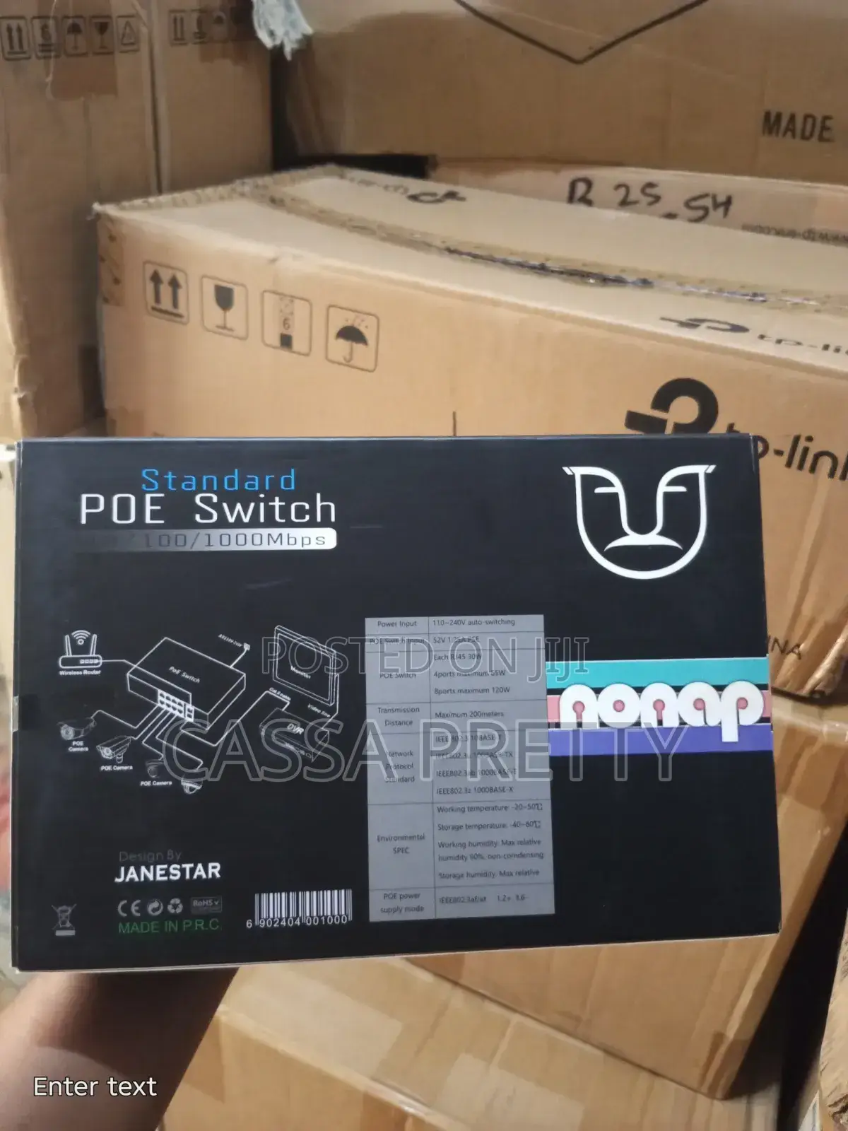 Nonap Smart POE Switch - For CCTV & Network