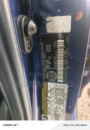 Toyota Camry 2008 Blue