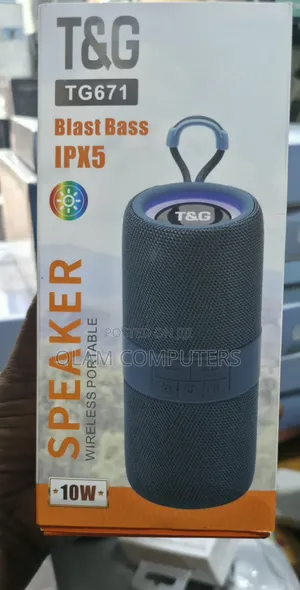 T G Tg671 Portable Wireless Speaker 10w