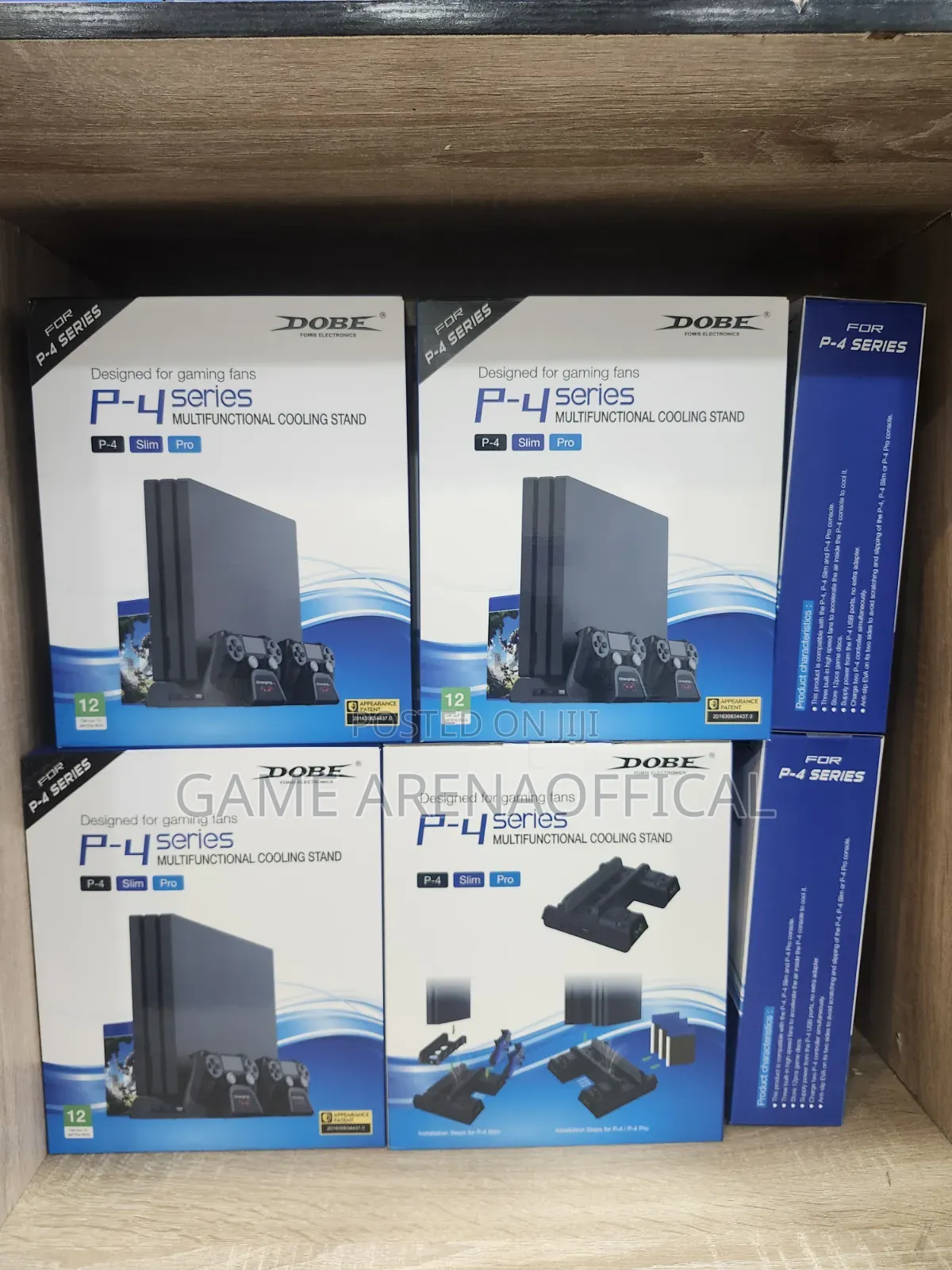 PS4 Cooling Stand With Dual Controller Charging Station – PS4 Slim/Pro