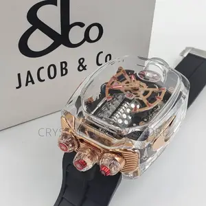 Jacob Co Quality Luxury Men Automatic Engine Wristwatch