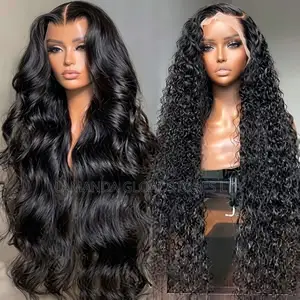 Long Body Wave Deep Curly HD Lace Front Human Hair Wig