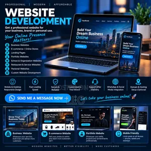 Professional Website Development | Modern Affordable | From ₦25,000