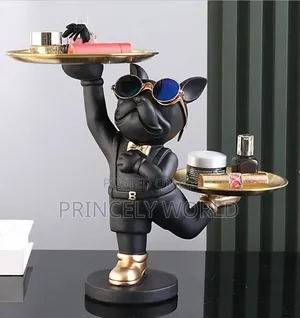 Modern French Bulldog Butler Tray