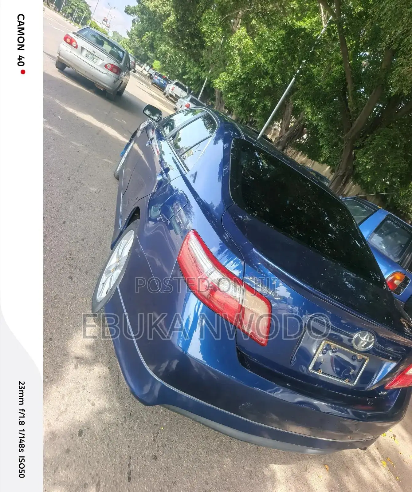 Toyota Camry 2008 Blue