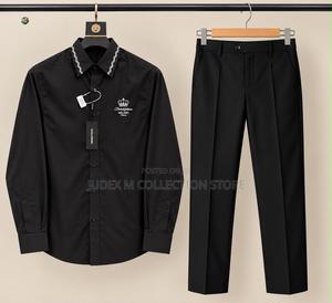 Luxury Men’s 2-Piece Shirt Trouser Set