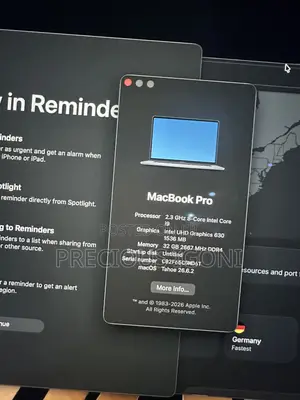 Laptop Apple MacBook Pro 2019 32GB Intel Core i9 SSD 1T
