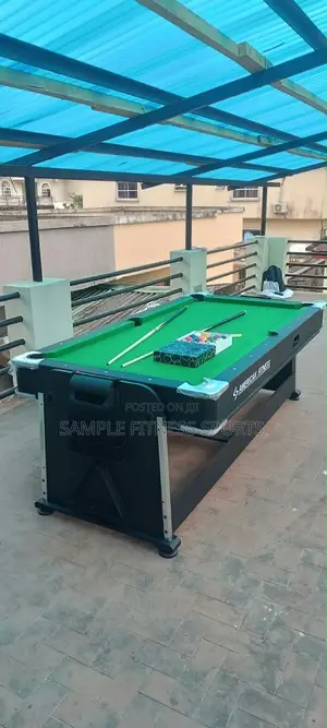 New Best American Fitness 4in1 Board, Snooker,air Hockey,table Tennis