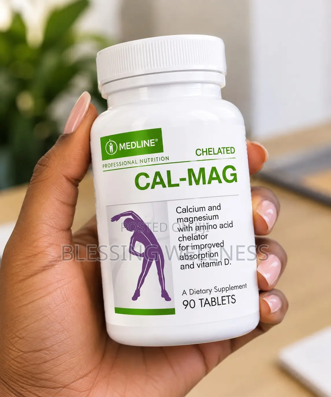 Chelated Cal-Mag Vitamin D3 Cal Mag 90 Tablets Single Calmag