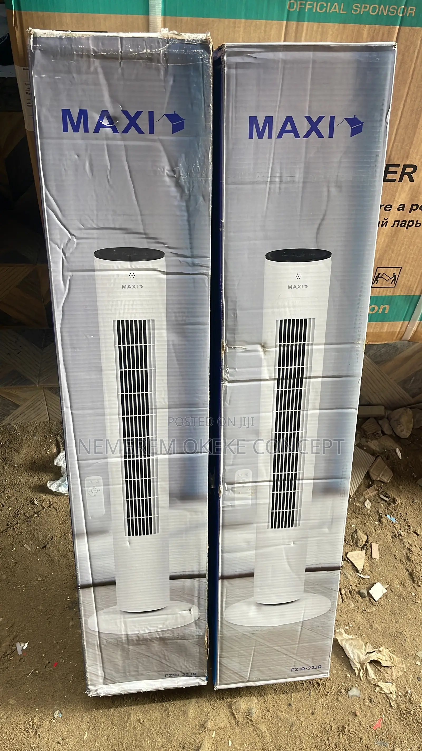 40 Inches Maxi Tower Oscillating Fan With Remote Control