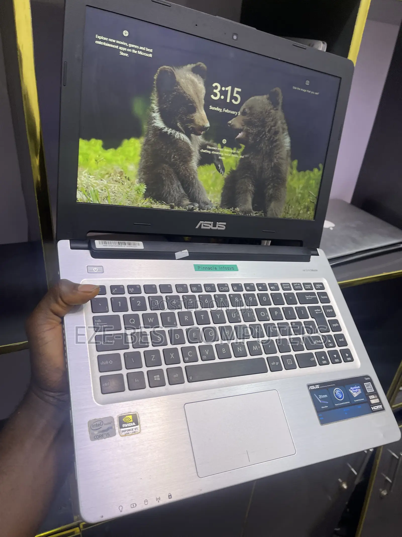 Laptop Asus 8GB Intel Core i5 SSD 128GB