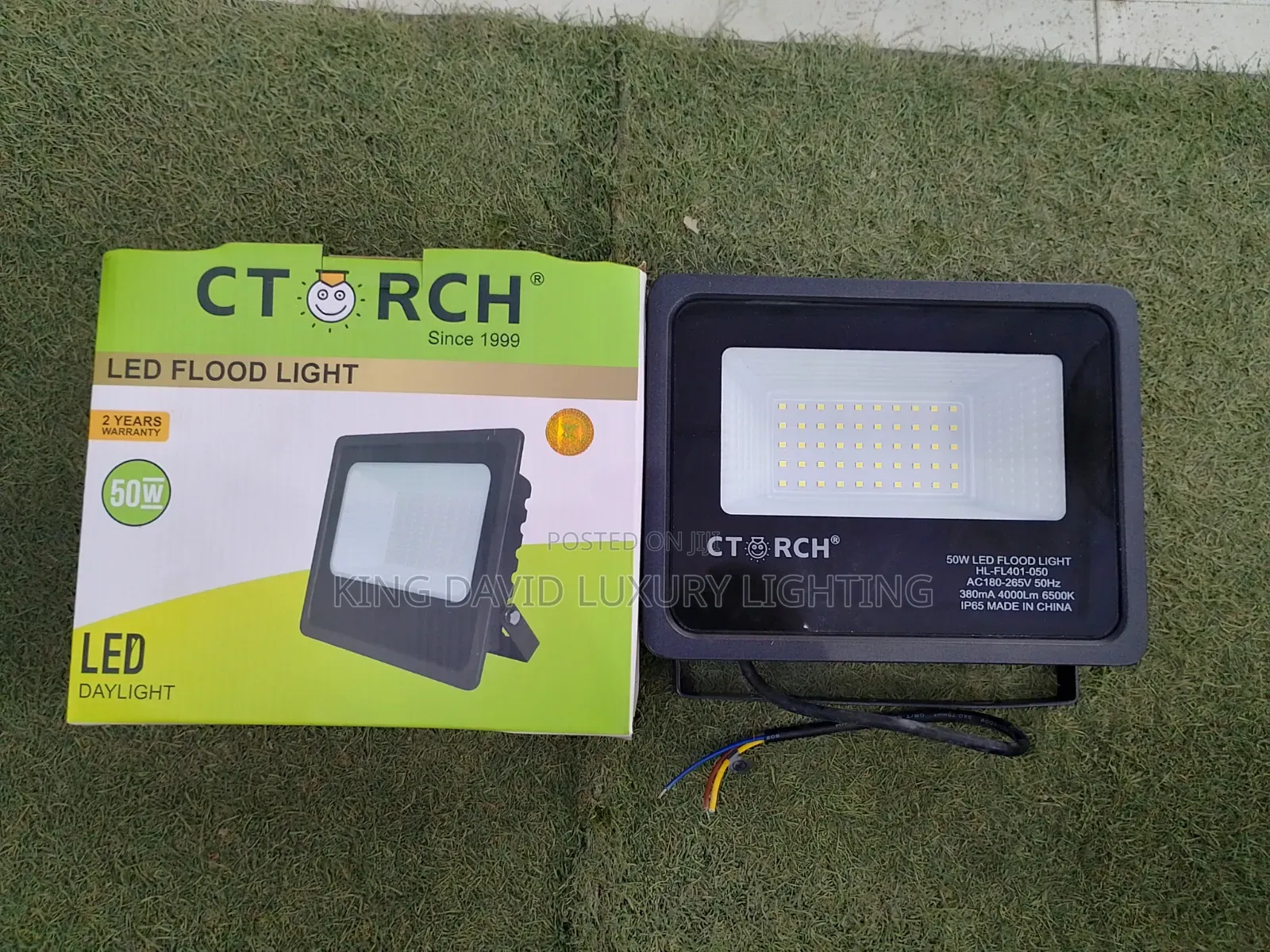 CTORCH 50W LED Daylight Flood Light