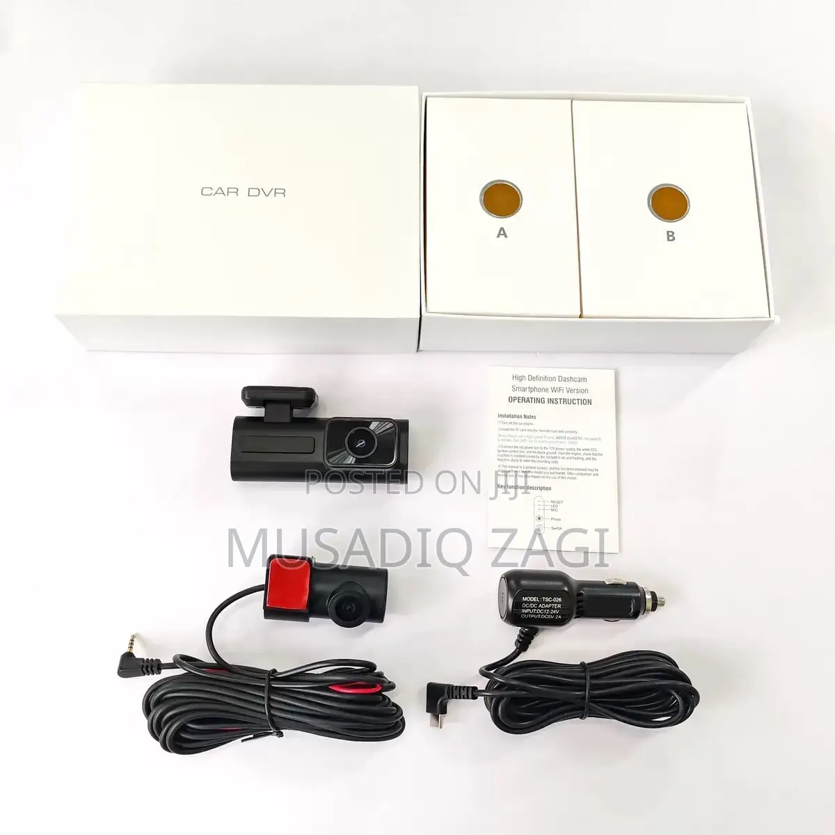 Wireless Security Dashboard Camera