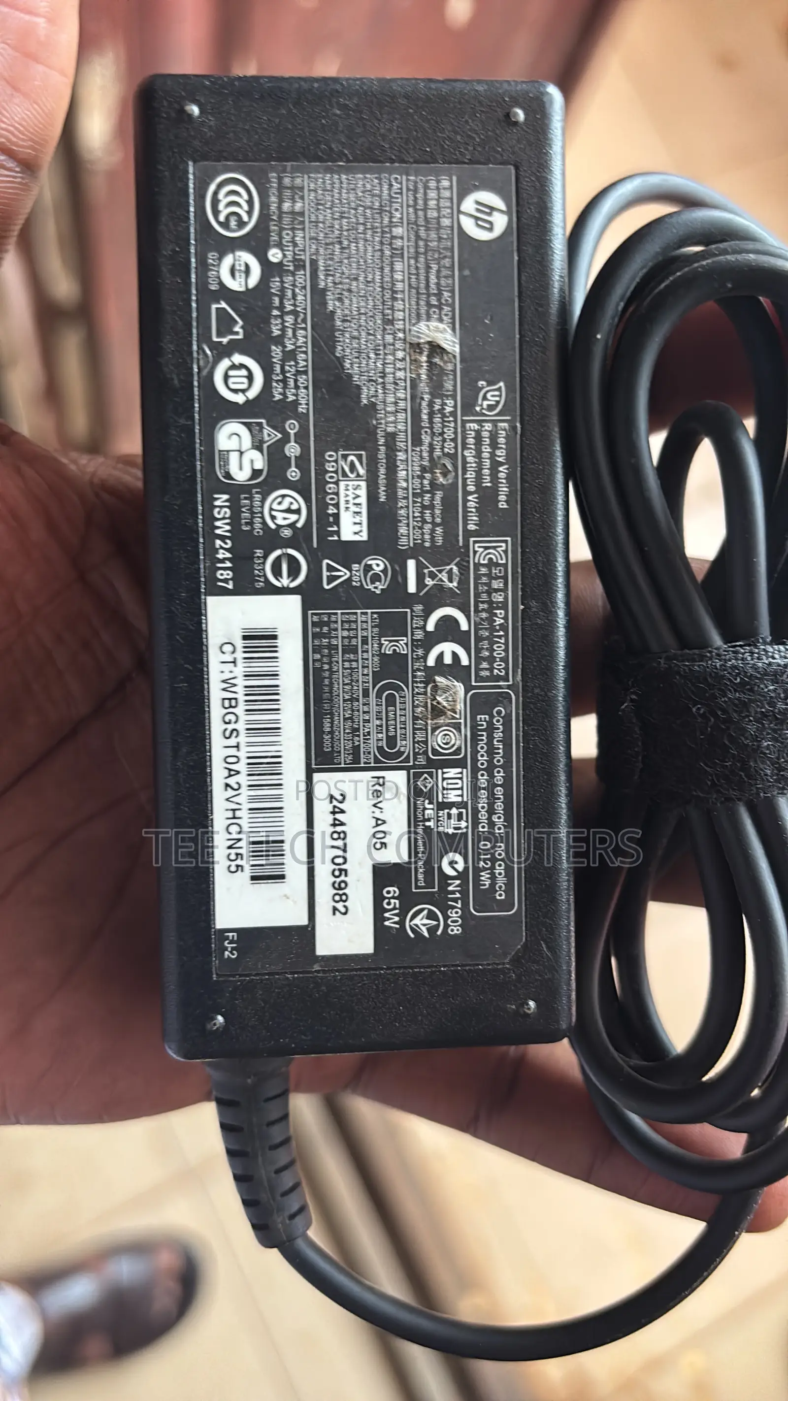 HP Type C 65w Charger