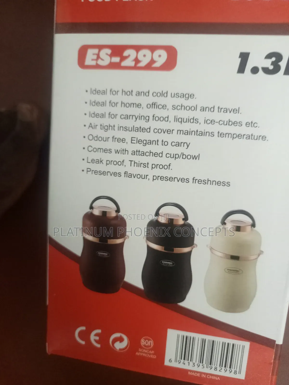 1.3L Eurosonic Food Flask