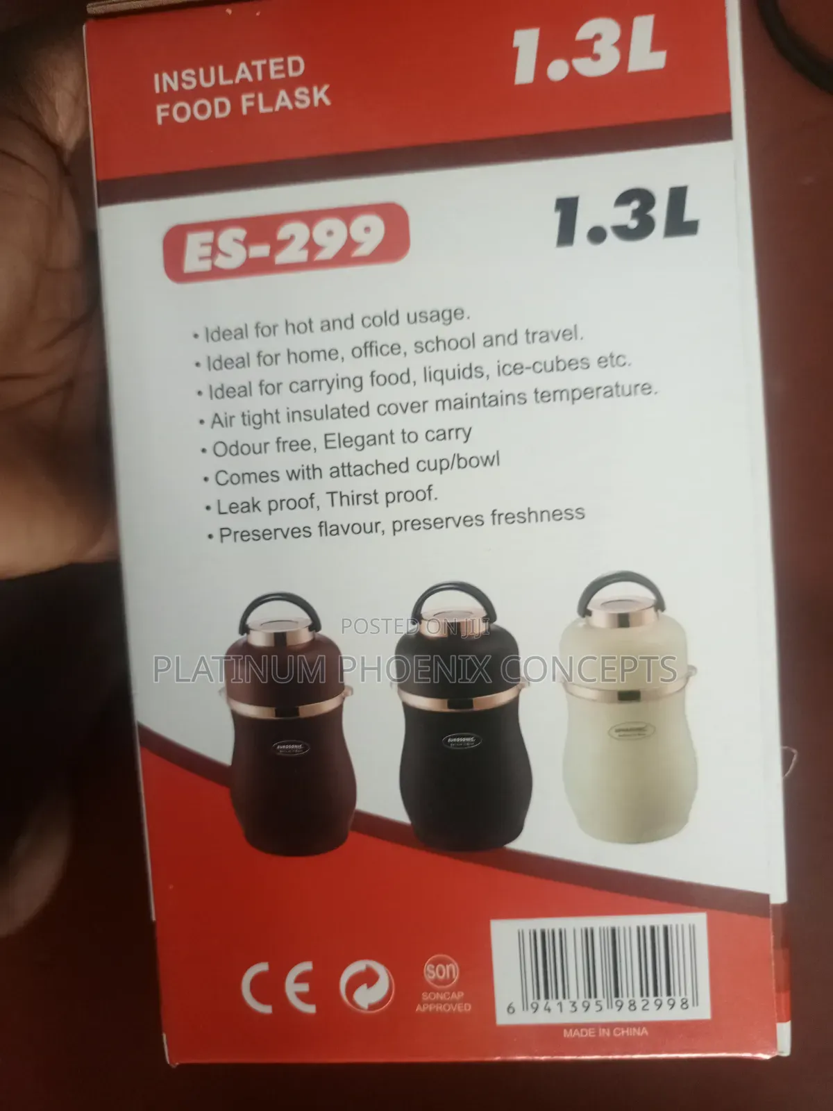 1.3L Eurosonic Food Flask