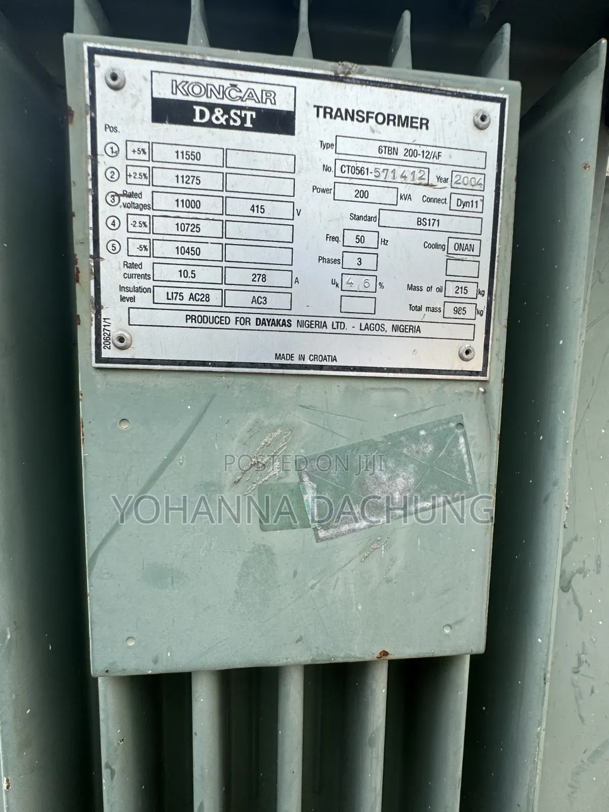 Koncar D ST Transformer