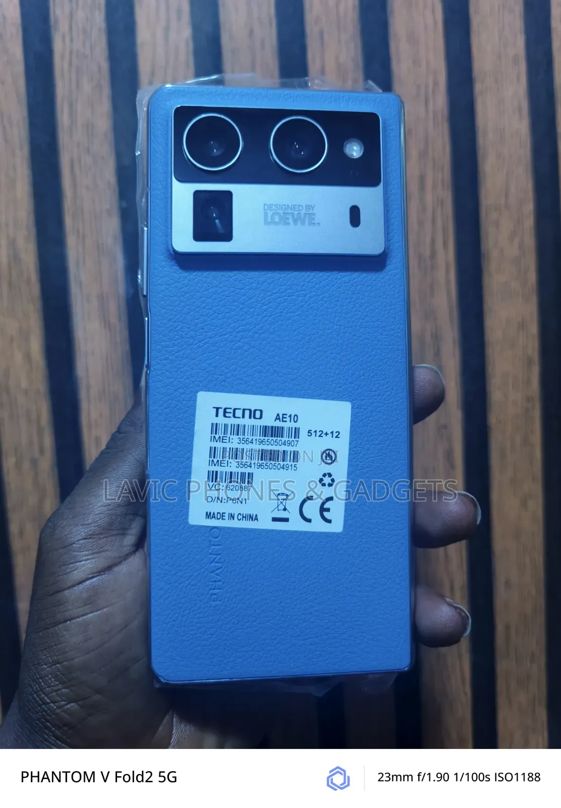 New Tecno Phantom V Fold 2 512 GB Blue