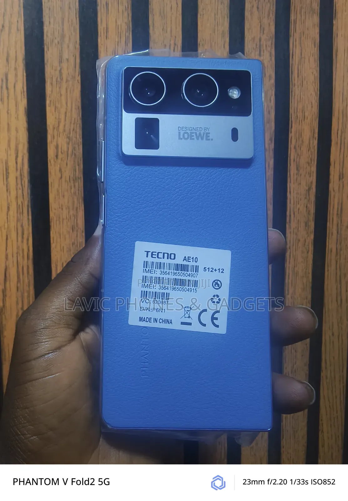 New Tecno Phantom V Fold 2 512 GB Blue