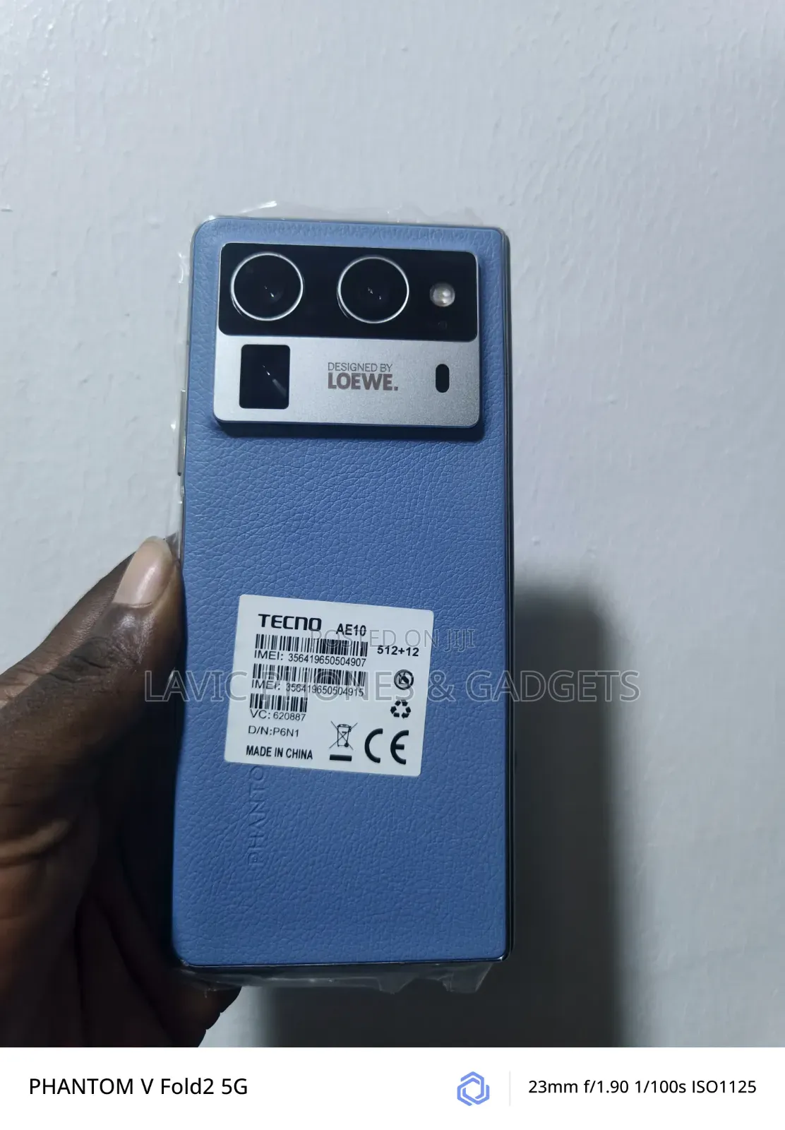 New Tecno Phantom V Fold 2 512 GB Blue
