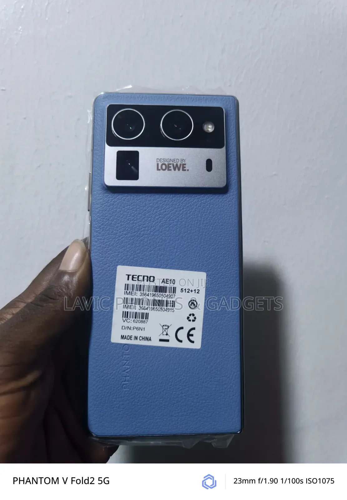 New Tecno Phantom V Fold 2 512 GB Blue