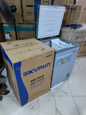 90L Skyrun Chest Freezer Home Food Storage