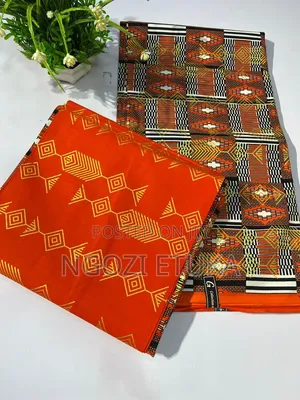 Gold Embellished Mix and Match Kente
