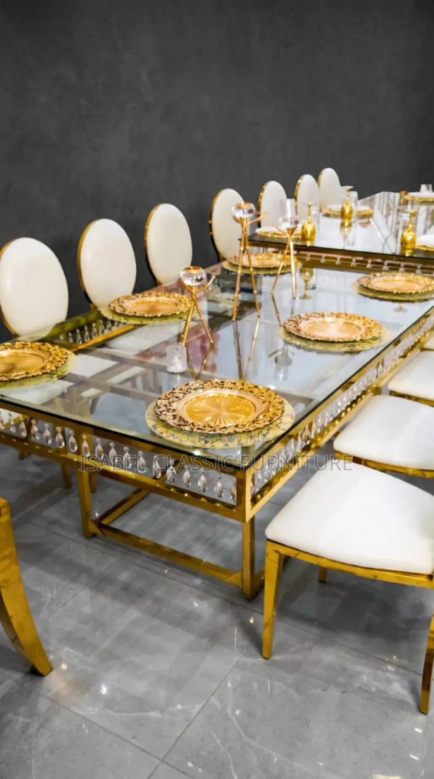 Luxury Vip Biggest Rectangular Table. 12seater