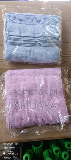 Soft Body and Face Towel 12 Pieces