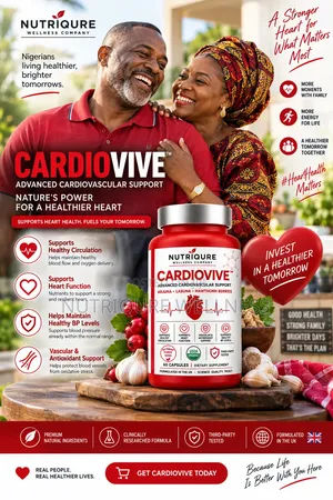 NutriQure Cardiovive With Arjuna Lasuna Hawthorn for Blood Pressure