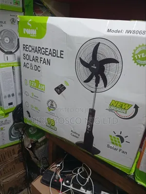 Iww Solar Rechargeable Fan