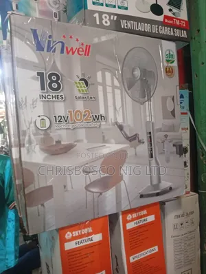 Iww Solar Rechargeable Fan