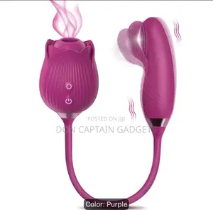 Vibrating Dildo Women - Rose Sex Toy Wit Finger Masturbation G Spot