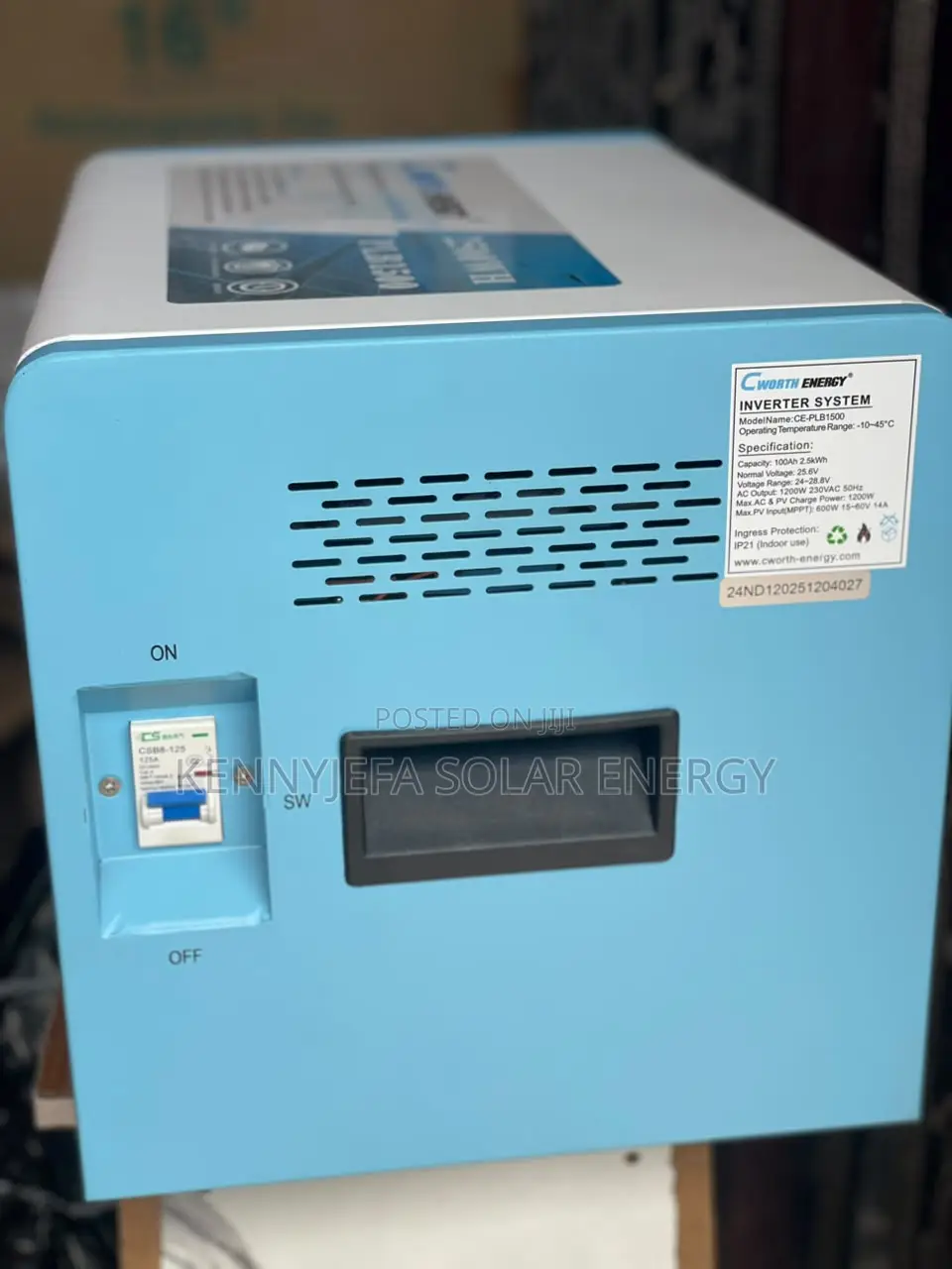 2.5kwh All in One Cworth Solar Generator