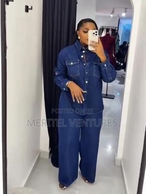 Female Jean Trouser Suit - Size 12-14