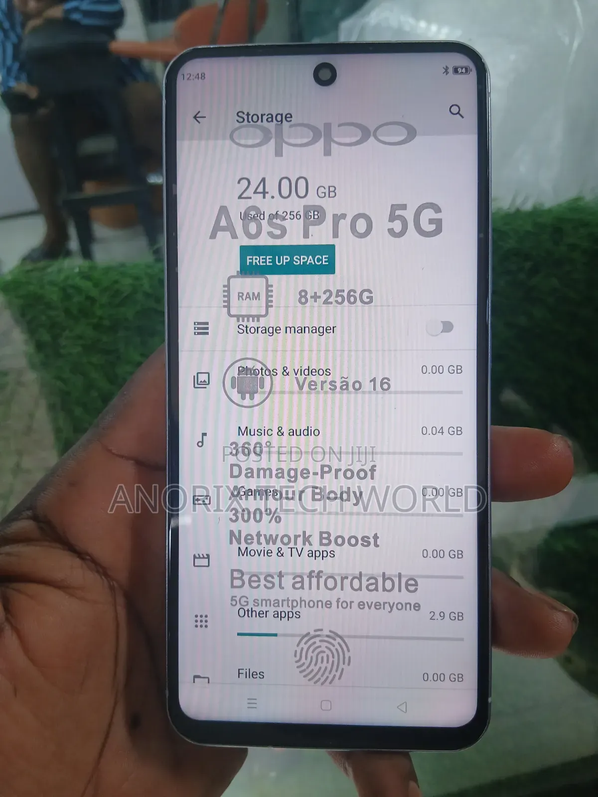 Oppo A6S 5G 256 GB Graphite