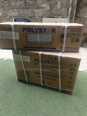 Polystar 1.5hp Inverter Cooling AC-Black Low Noise Operation